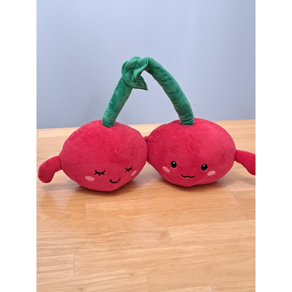 Hug Me Red Cherries Plush Food Valentines Day Love Stuffed Toy Cute